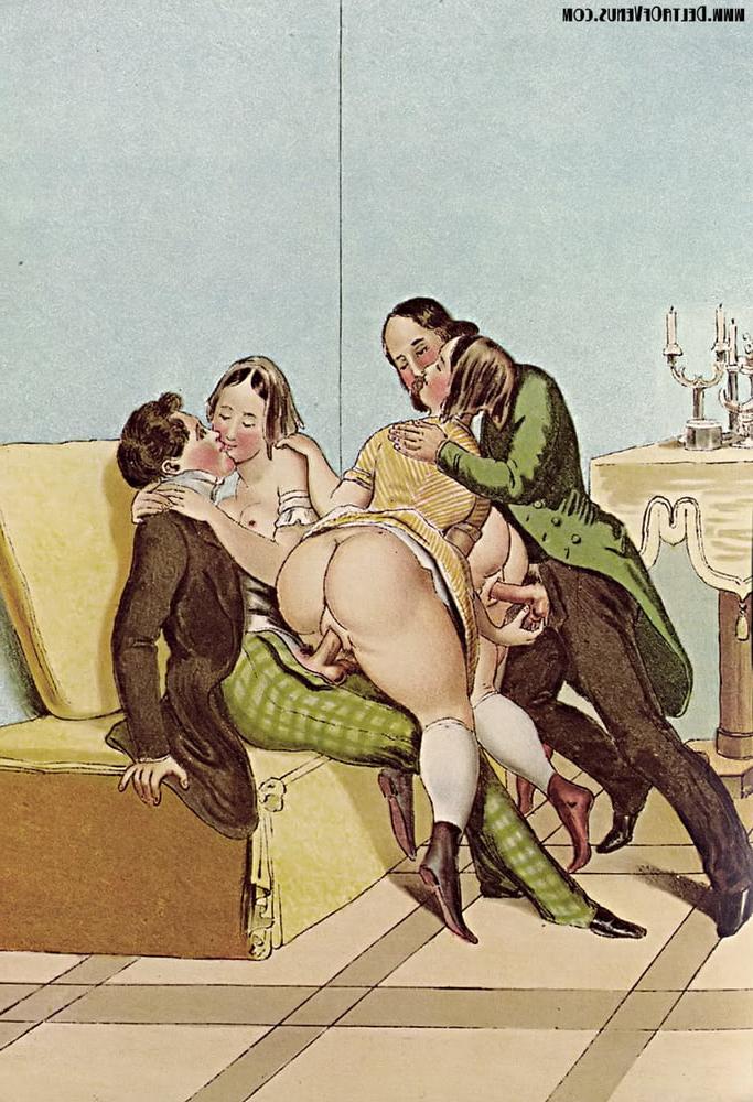 25P 19th Century Erotic drawings