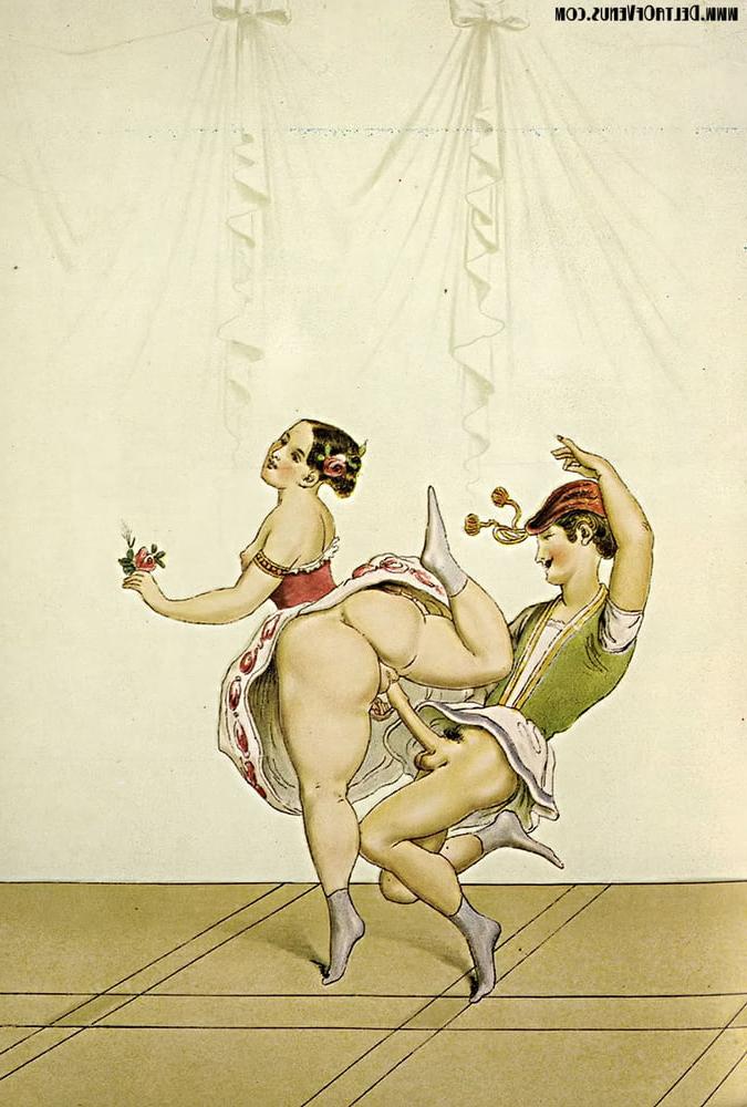 25P 19th Century Erotic drawings
