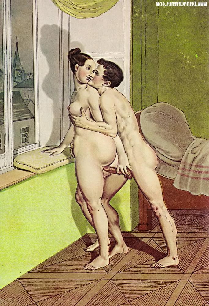 25P 19th Century Erotic drawings