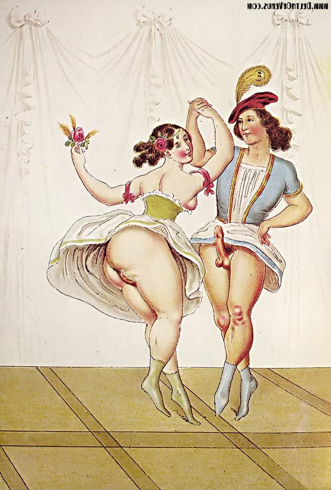 25P 19th Century Erotic drawings