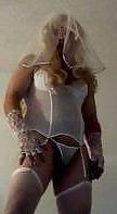 25P Crossdressing in Bridal Lingerie