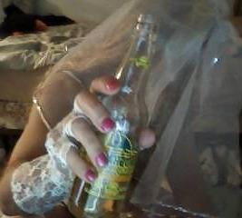 25P Crossdressing in Bridal Lingerie