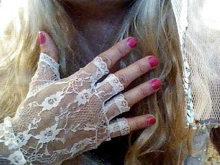 25P Crossdressing in Bridal Lingerie