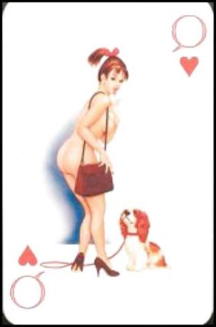 11P Erotic Playing Cards 3 - Pin-up Mix c. 1950 for SMICHAELS