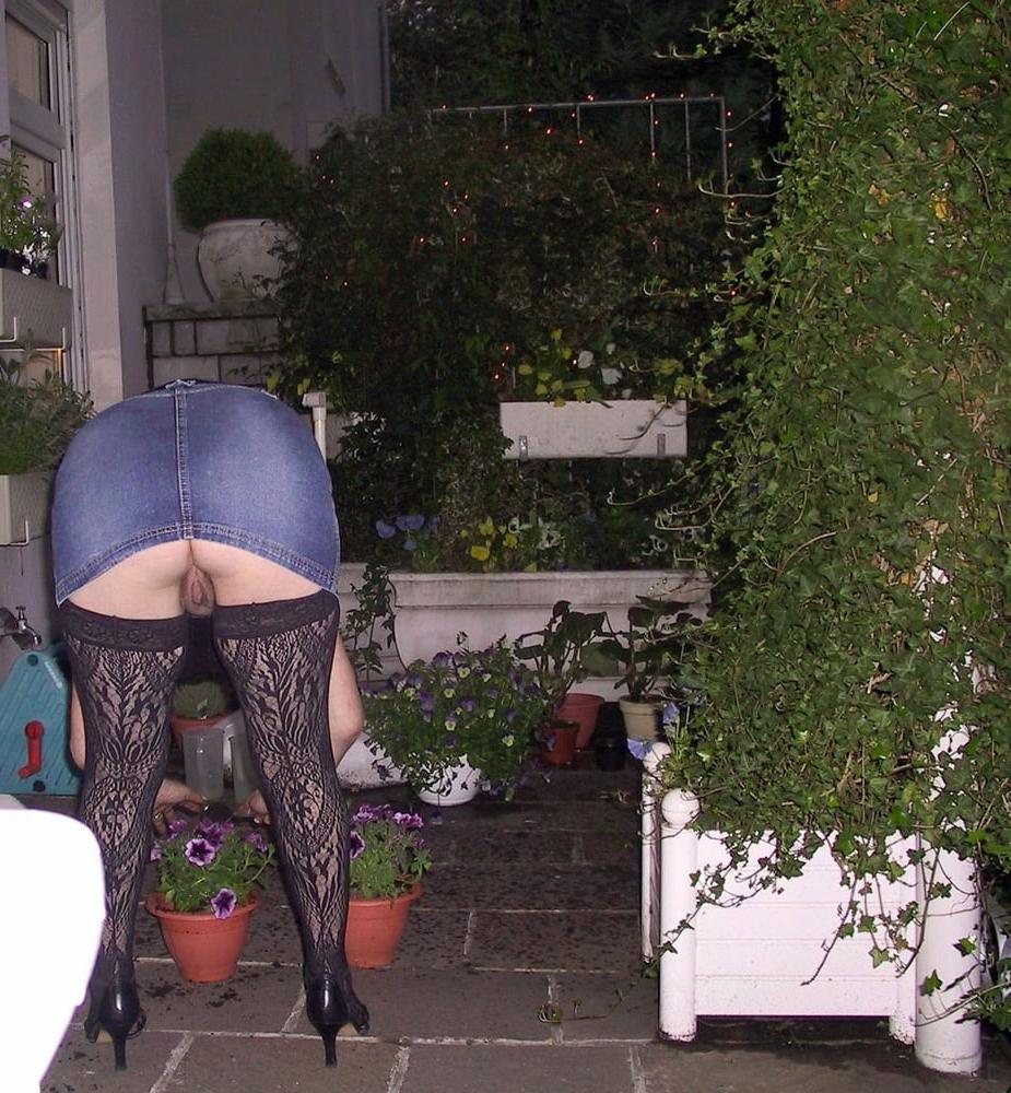 25P Mature Wife and Hot Mom bent over open her Pussy and Ass 12