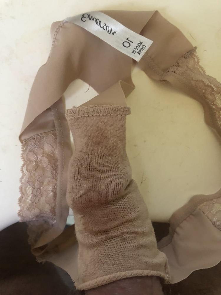 7P Cum on sexy thong