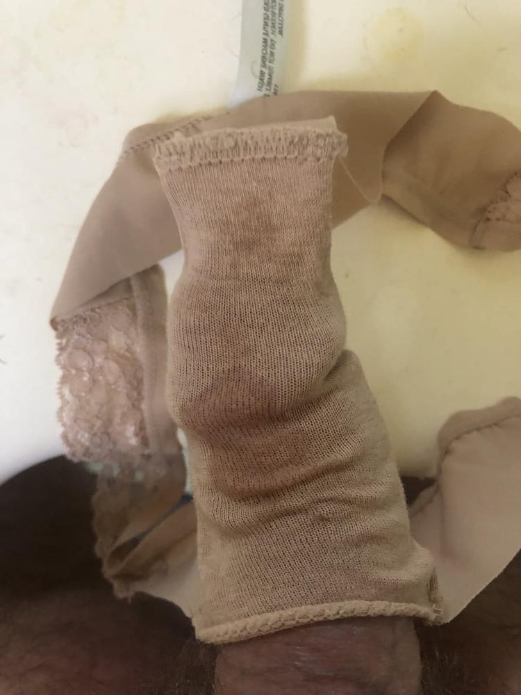7P Cum on sexy thong