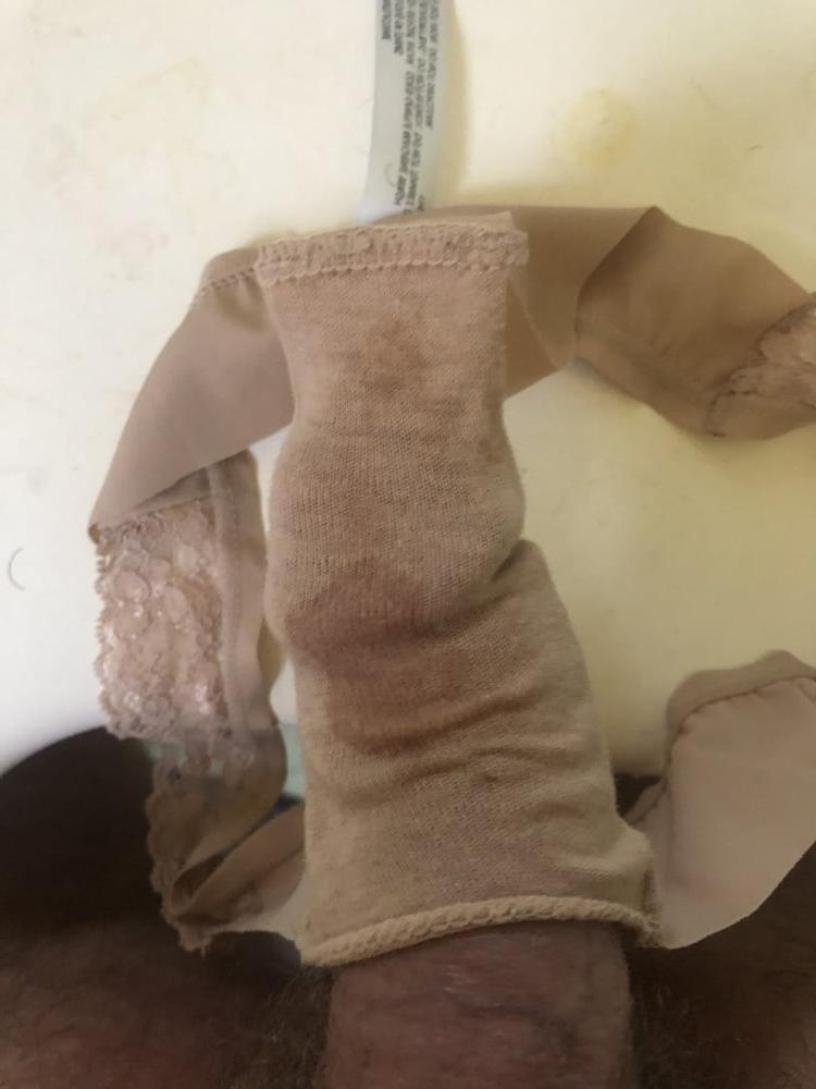 7P Cum on sexy thong