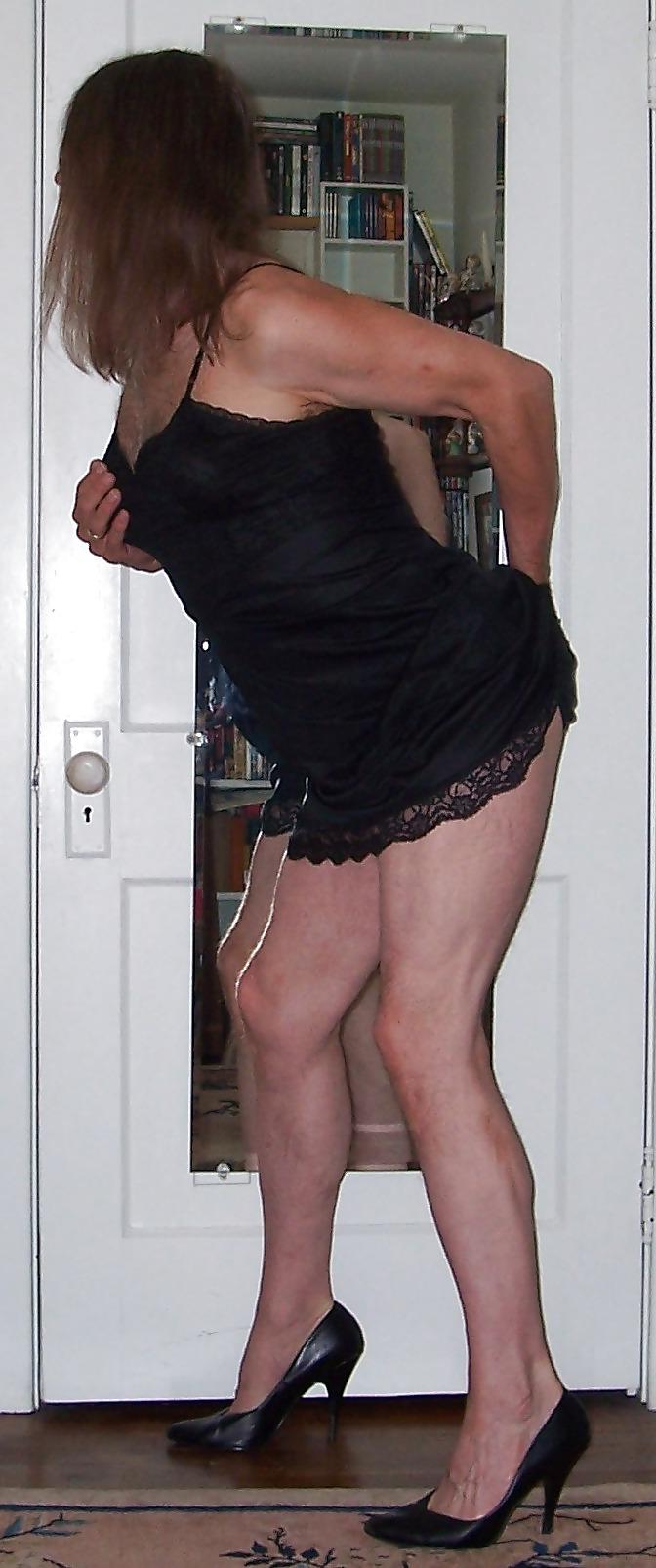 14P Crossdressing - Black Slip