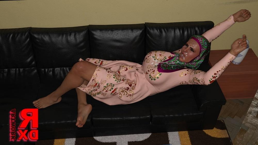 25P 3D Hijab MOM