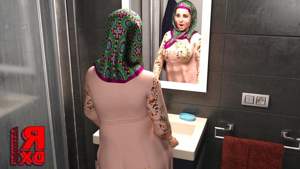25P 3D Hijab MOM