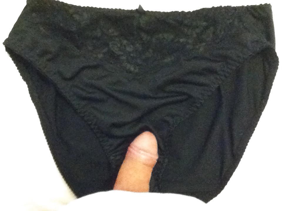 12P My cock adores my panties and masturbation