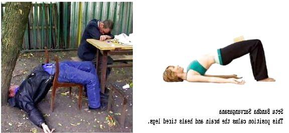 9P Drinking gives you the same benefits yoga does !!!