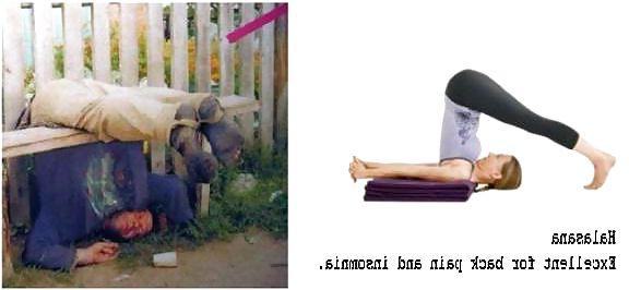 9P Drinking gives you the same benefits yoga does !!!