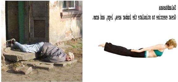 9P Drinking gives you the same benefits yoga does !!!