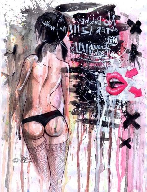 25P Erotic drawings 7
