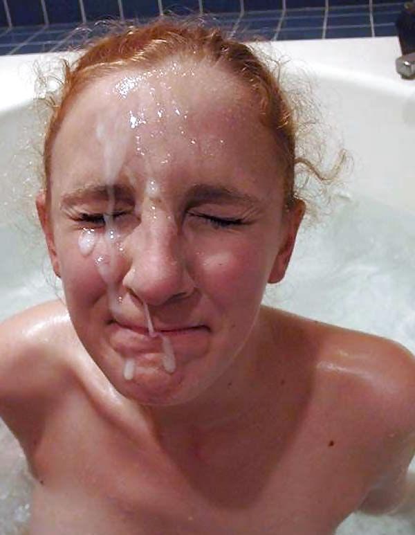 14P Cum on her