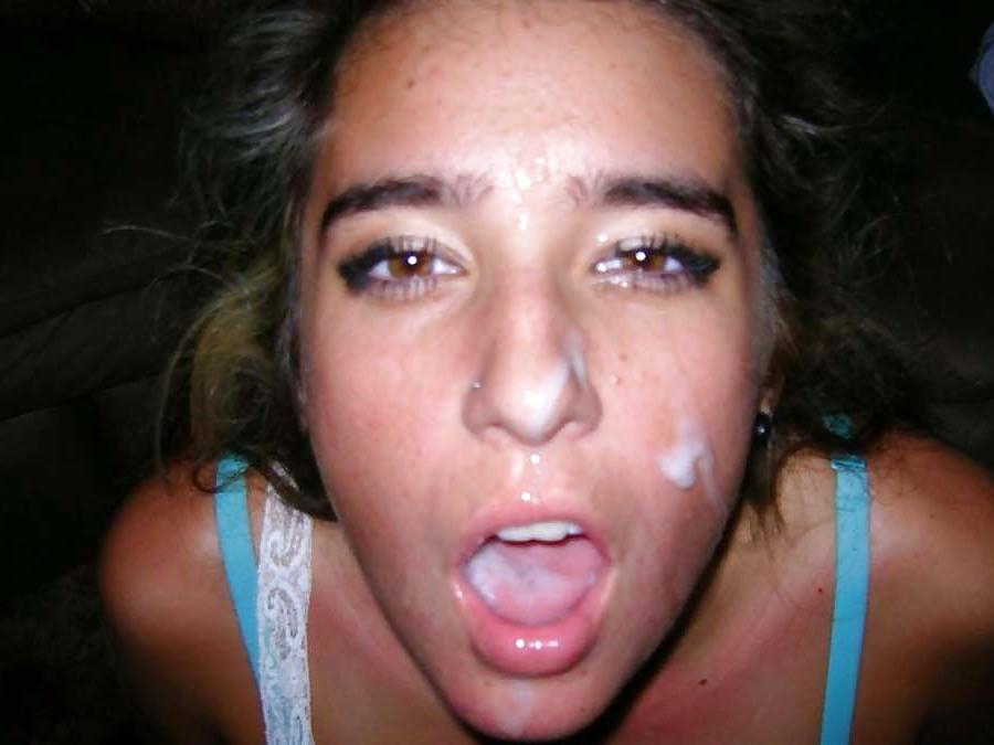 14P Cum on her