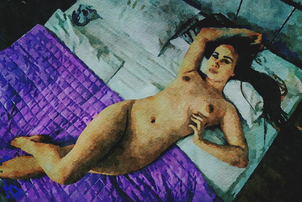 25P Erotic Digital Watercolor 67