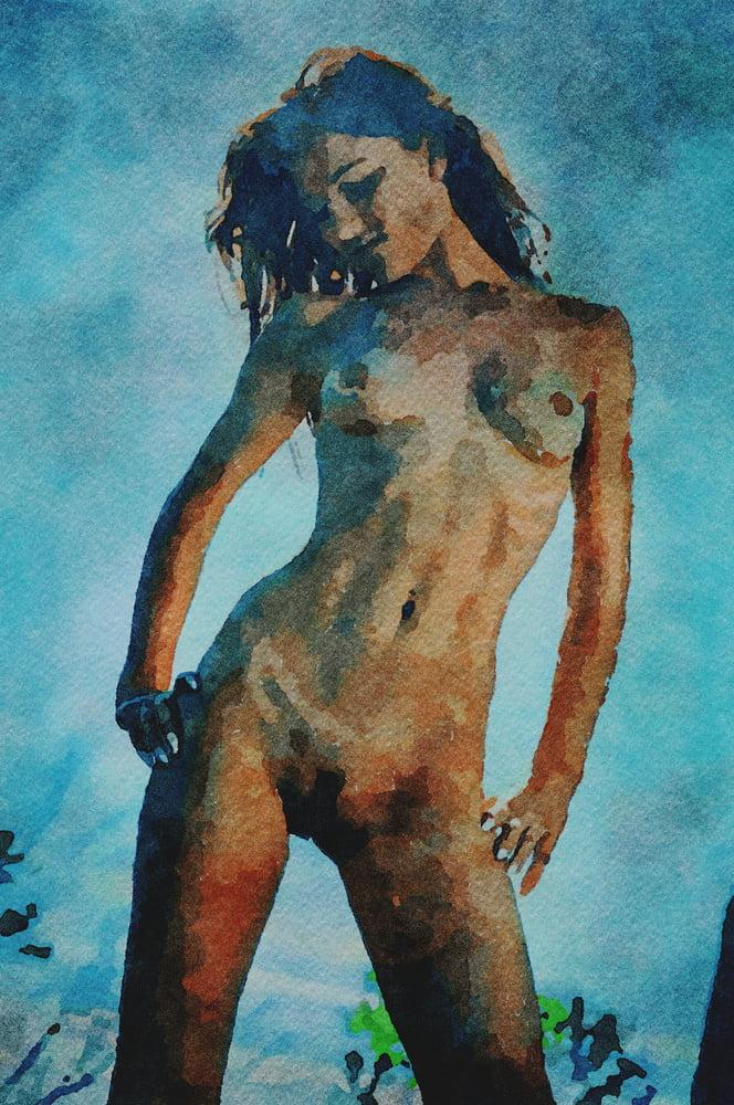 25P Erotic Digital Watercolor 67