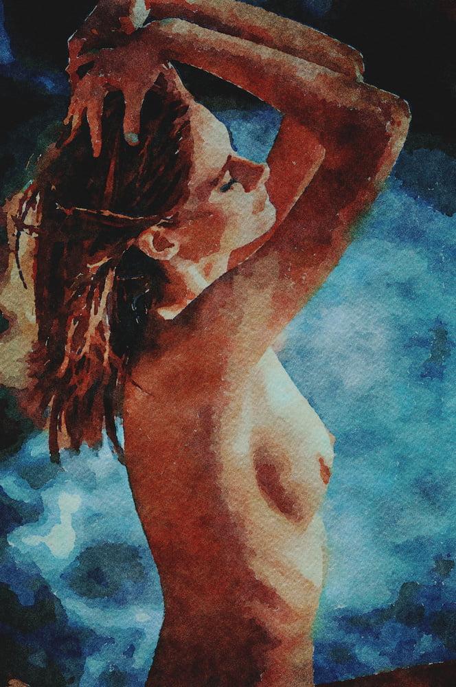 25P Erotic Digital Watercolor 67