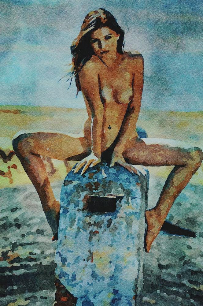 25P Erotic Digital Watercolor 67