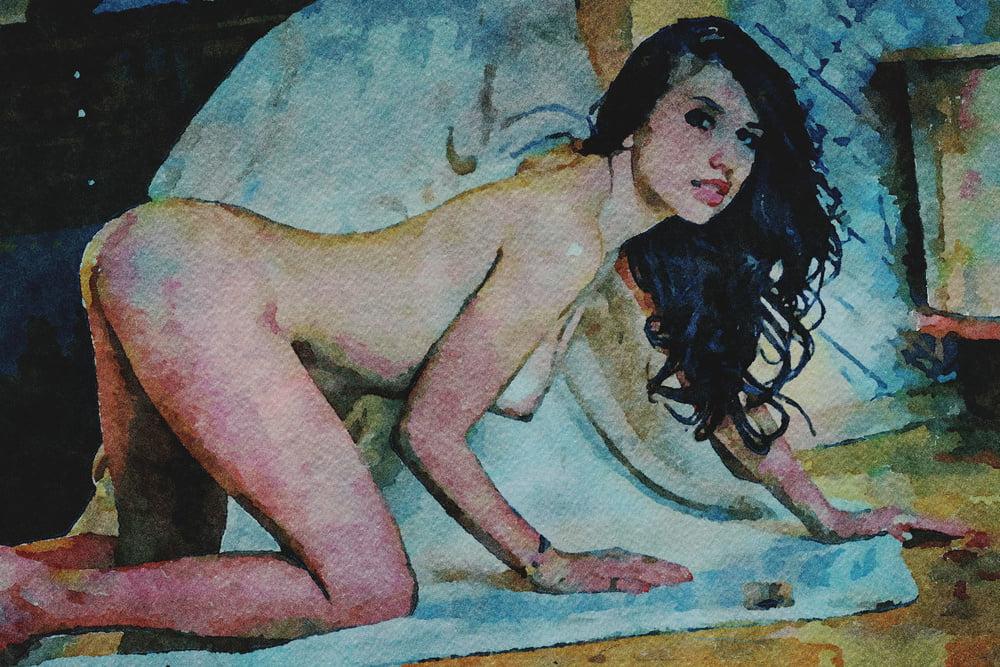 25P Erotic Digital Watercolor 66