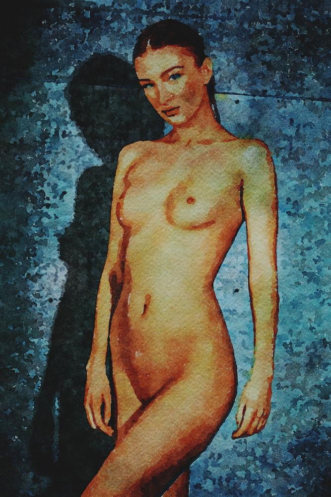 25P Erotic Digital Watercolor 66