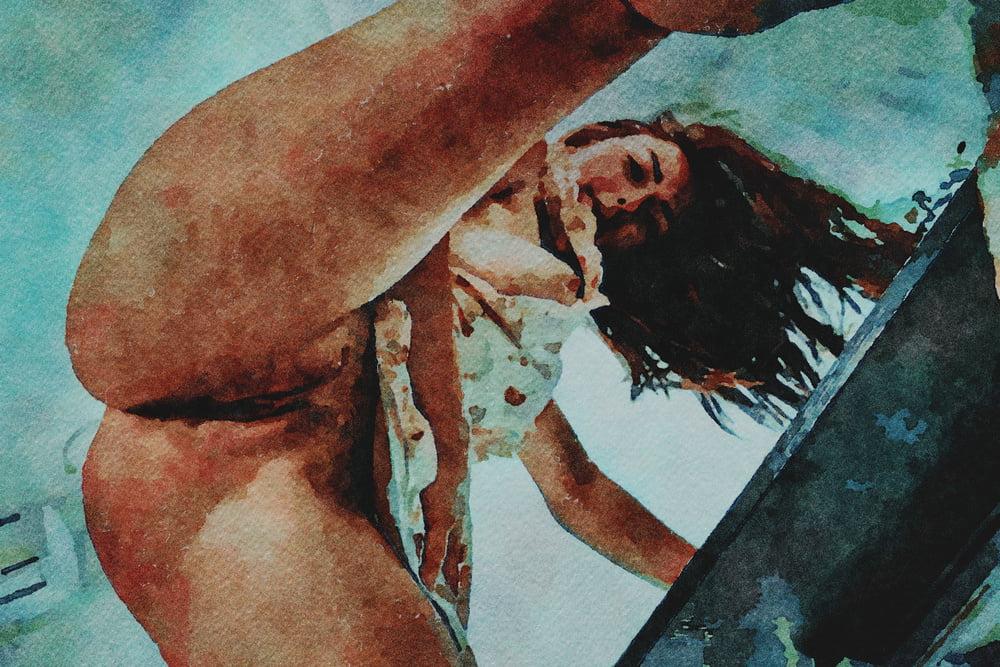 25P Erotic Digital Watercolor 66