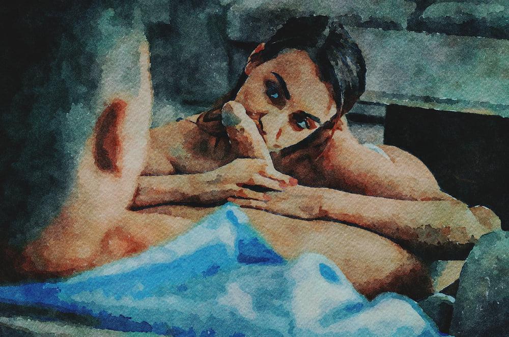 25P Erotic Digital Watercolor 68