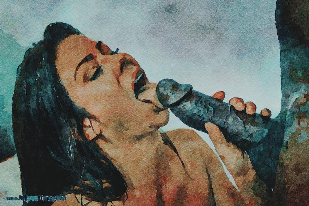 25P Erotic Digital Watercolor 68
