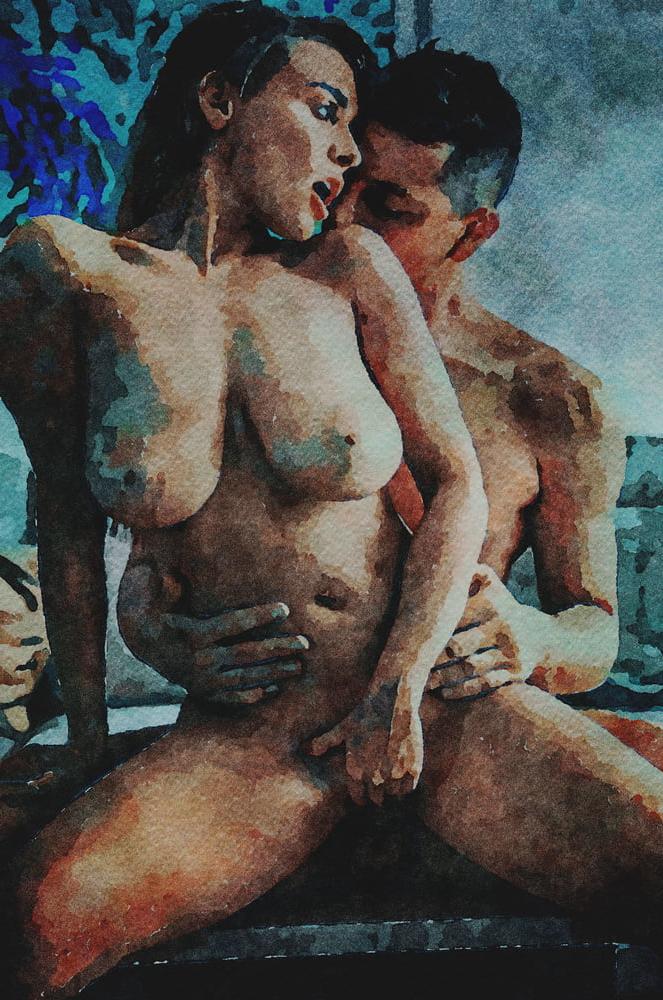 25P Erotic Digital Watercolor 68