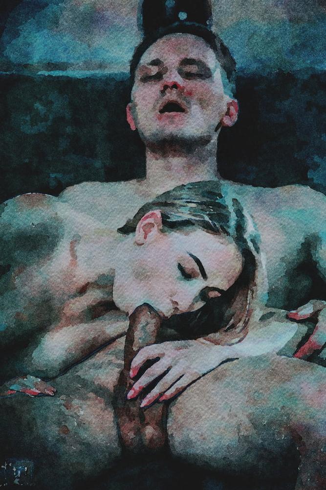 25P Erotic Digital Watercolor 68