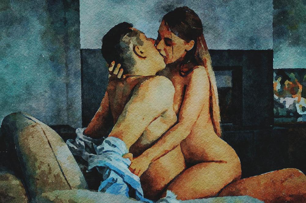25P Erotic Digital Watercolor 68