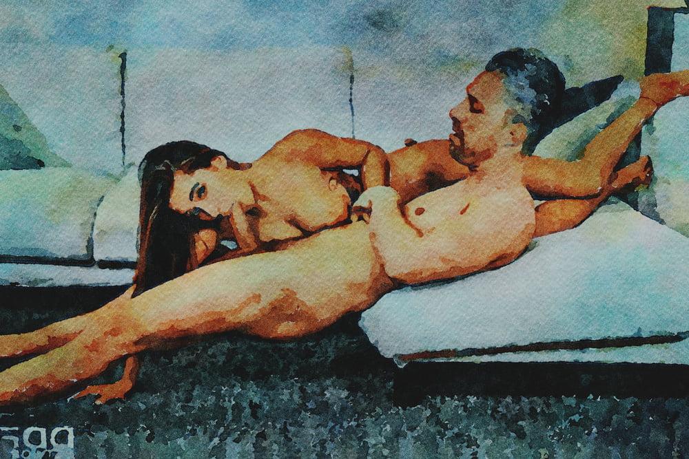 25P Erotic Digital Watercolor 68