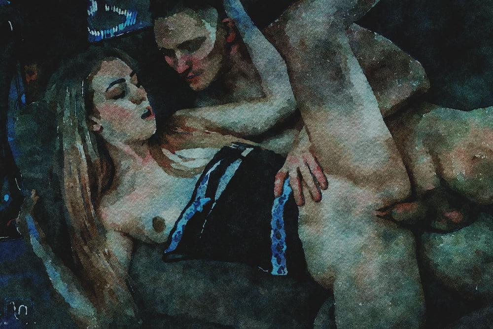 25P Erotic Digital Watercolor 68