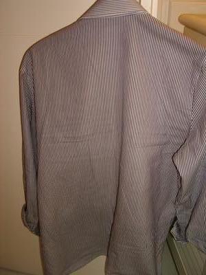 25P blue striped blouse 2 pissed