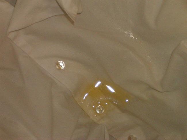 25P white blouse piss 2