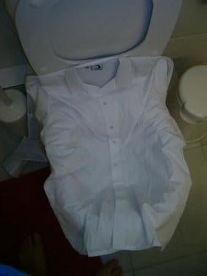 25P white blouse piss 2