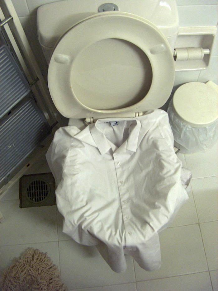 25P white blouse piss 2