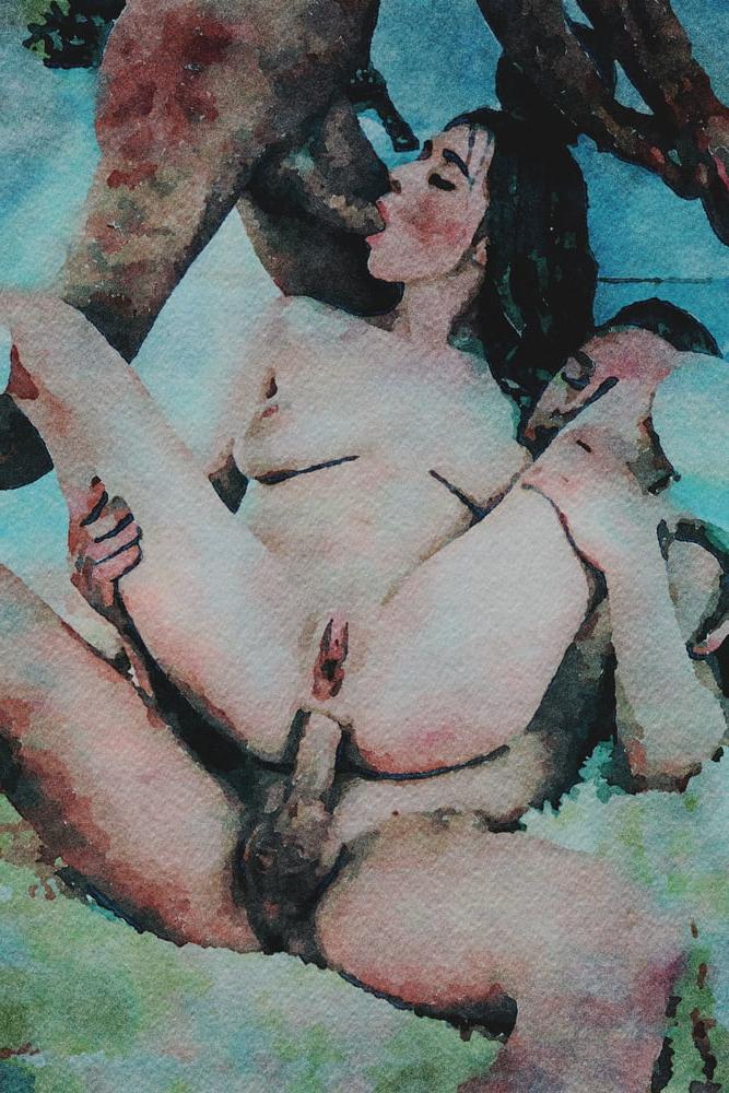 25P Erotische digitale Aquarell 64
