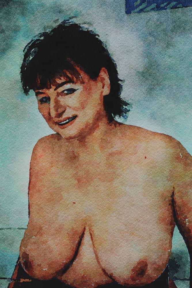 25P Erotische digitale Aquarell 64