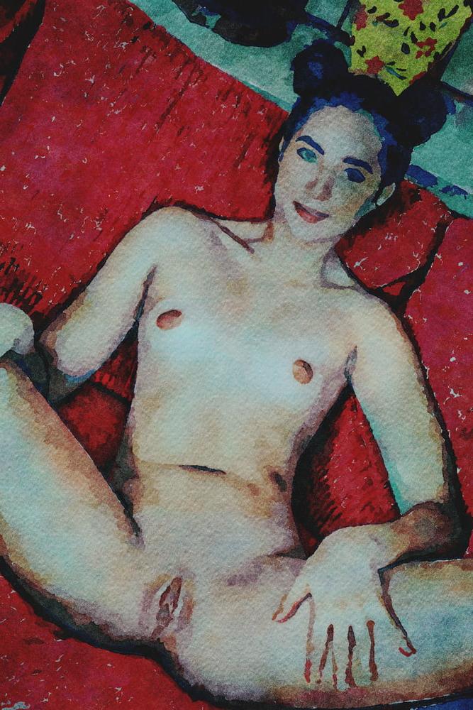 25P Erotic Digital Watercolor 65
