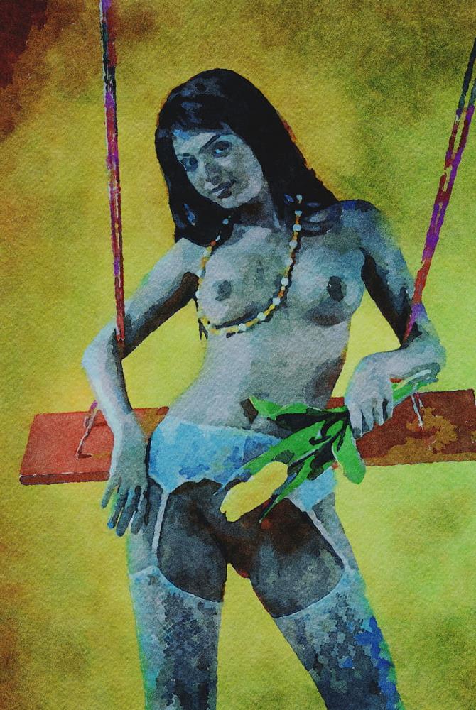 25P Erotic Digital Watercolor 65