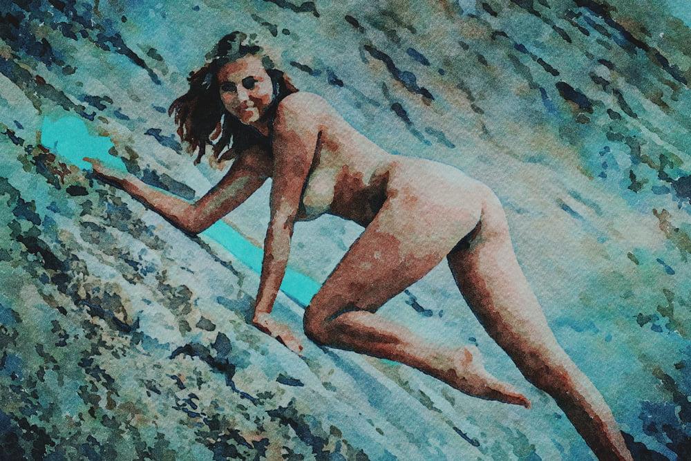 25P Erotic Digital Watercolor 65