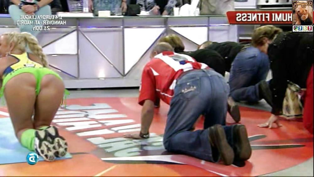7P Leticia sabater en pompa marcando todo