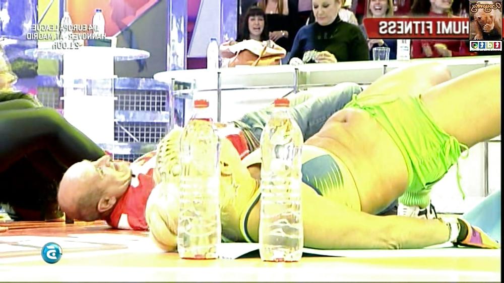 7P Leticia sabater en pompa marcando todo