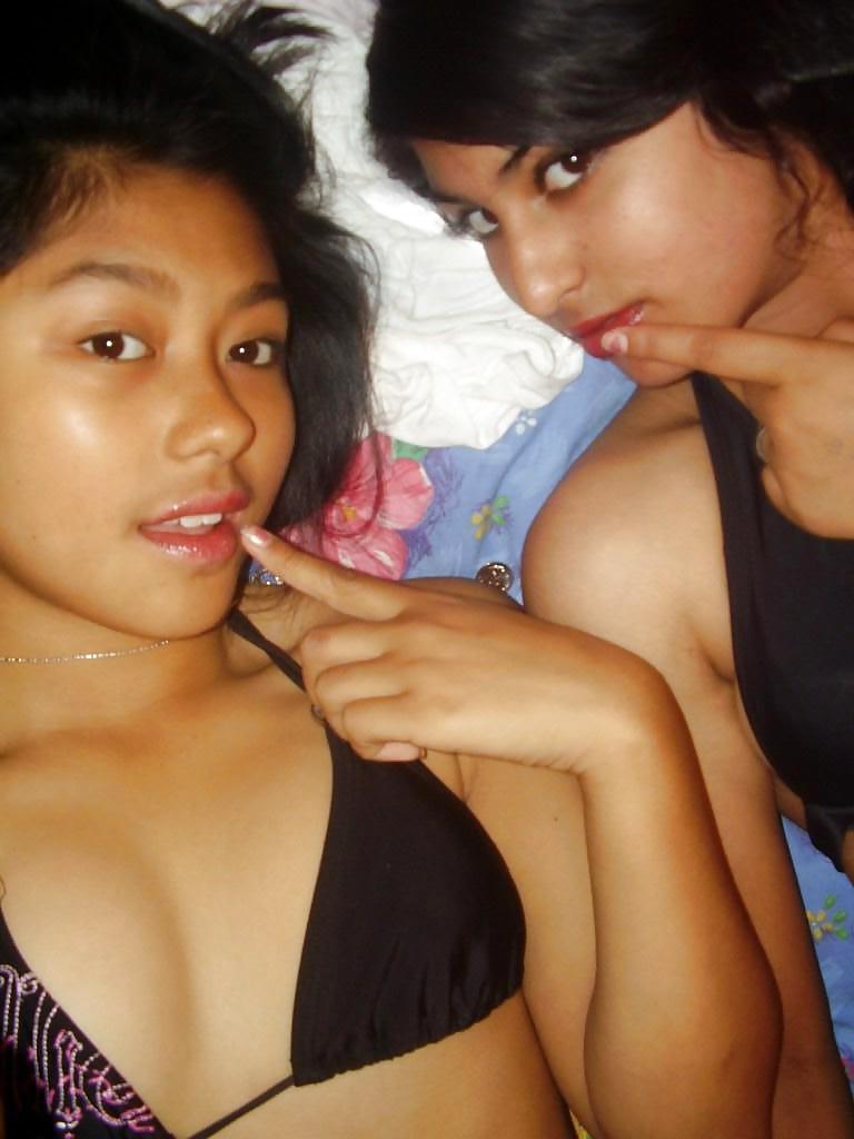 14P Two Sexy Teens Posing for the Camera