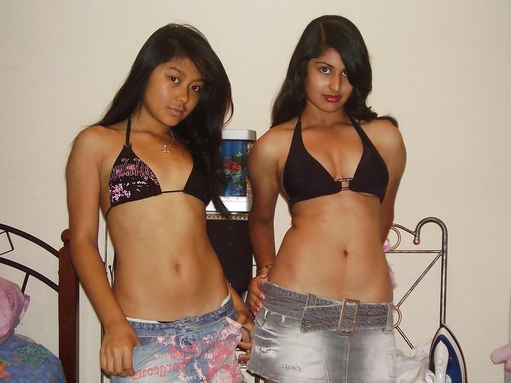 14P Two Sexy Teens Posing for the Camera