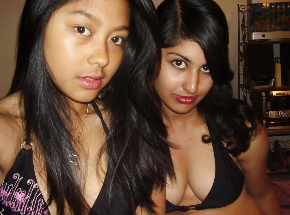 14P Two Sexy Teens Posing for the Camera